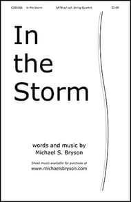 In the Storm SATB choral sheet music cover Thumbnail